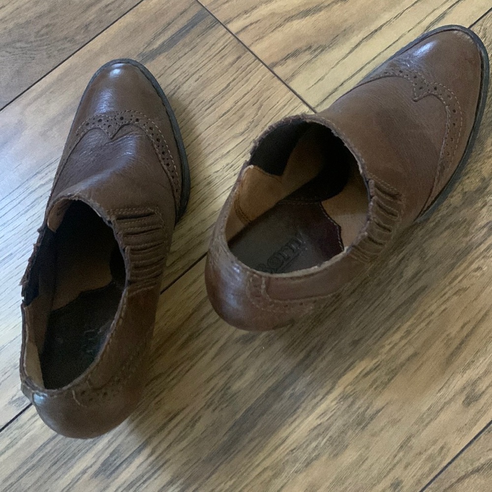 Brown booties